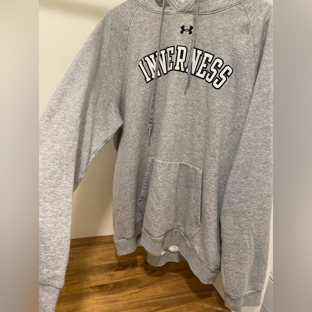 LG Gray Hoodie with Inverness Golf Club Logo